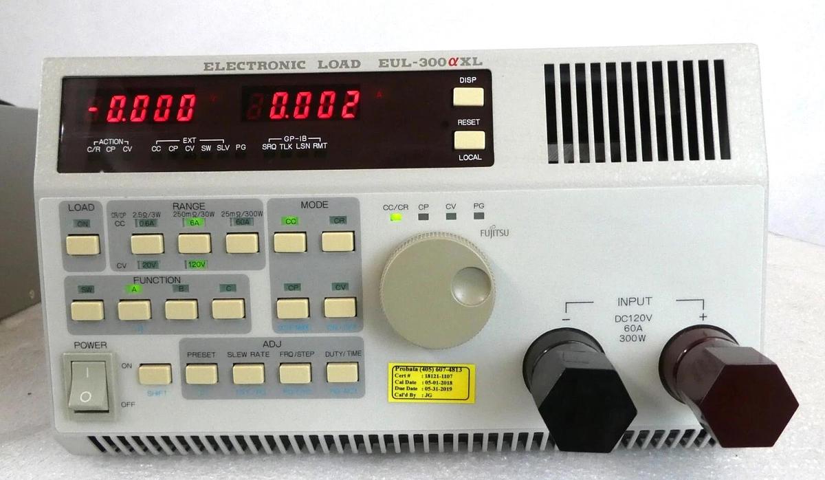 Used Fujitsu Electronic EUL-300αXL Electronic Load Module 300W Working Surplus