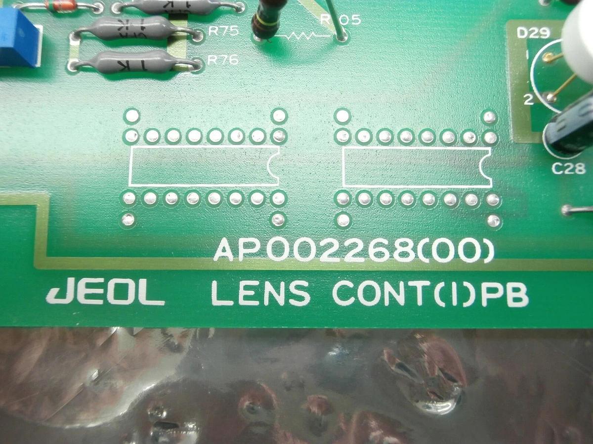 Used JEOL AP002268(00) Processor Board PCB Card LENS CONT(1)PB KI JSM-6400F Used