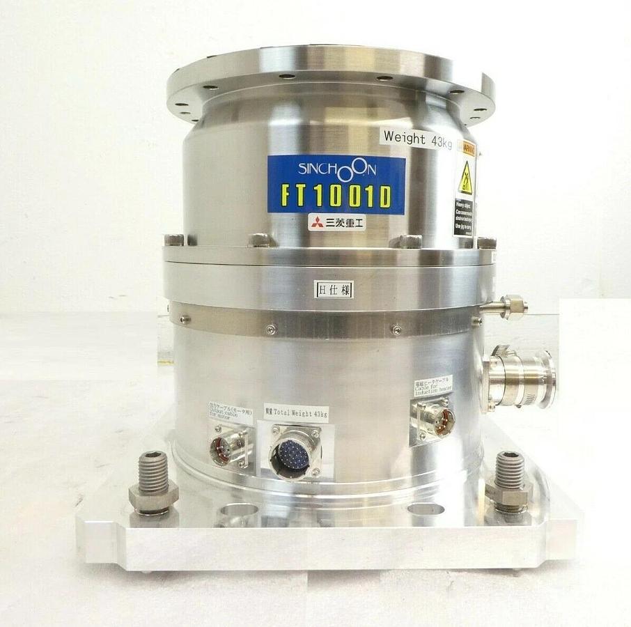 Used Mitsubishi FT-1001D-W211 Turbomolecular Pump SINCHOON TEL Working Surplus