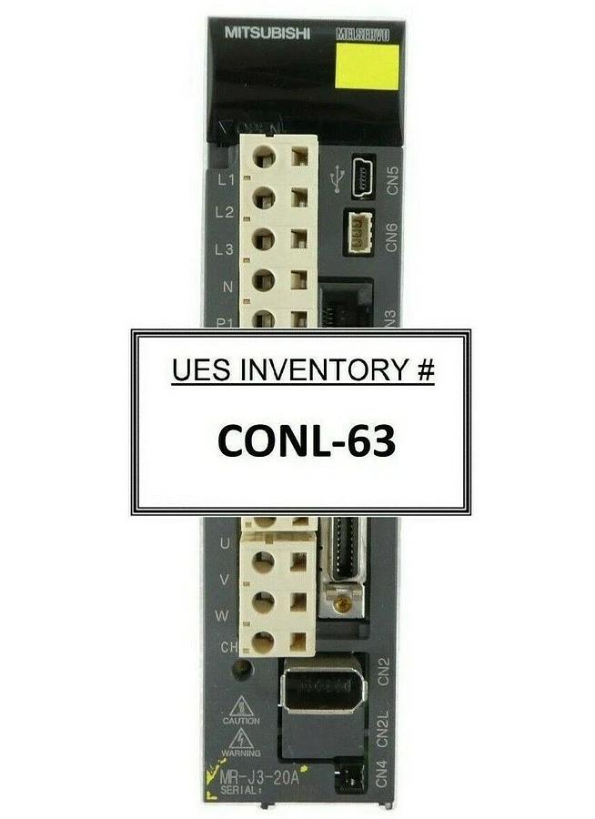 Used Mitsubishi Electric MR-J3-20A AC Servo Driver MELSERVO AMAT Working Surplus