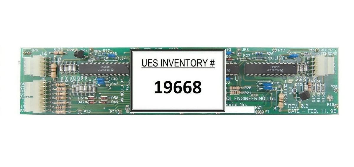 Used G.M. Control Engineering ME294V01196 Dual DC Brushless Motor Drive PCB NovaScan