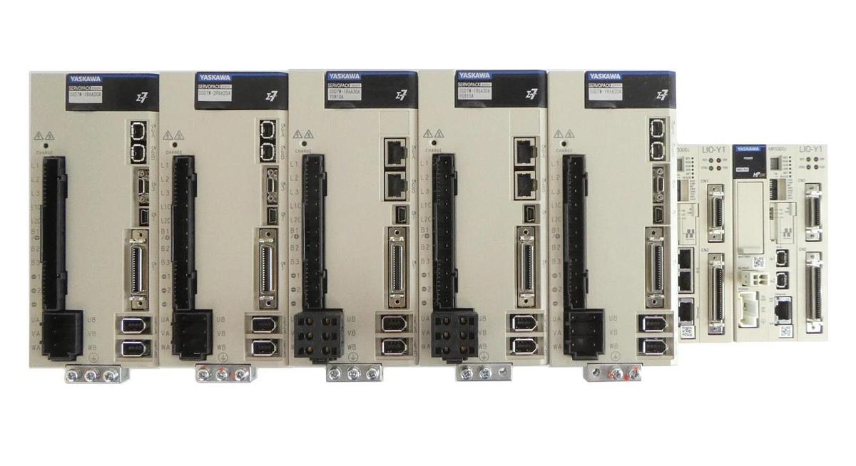 Used Yaskawa Electric SGD7W-1R6A30AY0810A MP3300i Servo Drive SERVOPACK Lot of 7