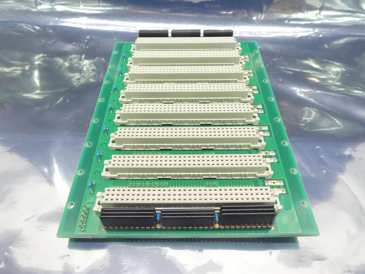Used EBRAINS 650-VME8T Backplane PCB VMEBUS-J1 Nikon NSR FX-601F Working Surplus