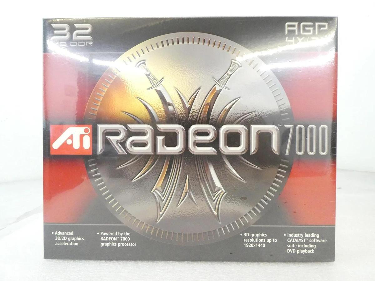 Used ATI Technologies 100-430320 Radeon 7000 VGA AGP 32 MB DDR Reseller Lot of 14 New