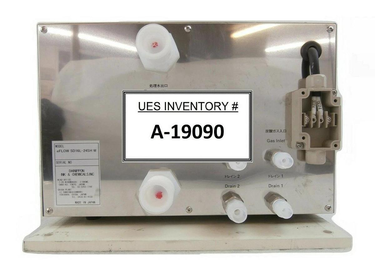 Used Dainippon eFLOW SD16L-24SH W Water Resistivity Control Unit Working Surplus