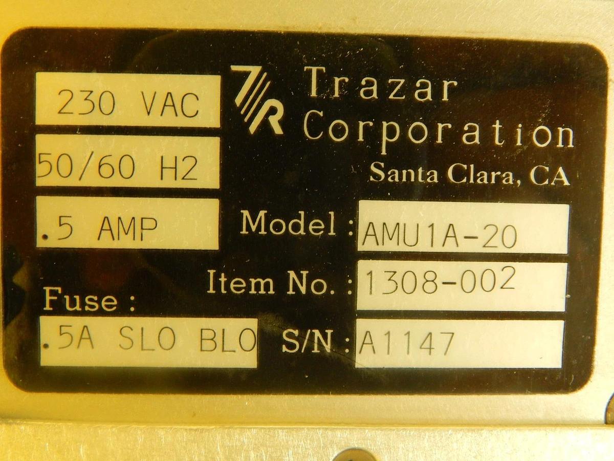 Used Trazar 1308-002 RF Match Network AMU1A-20 Matrix System 10 Style 1104 Untested