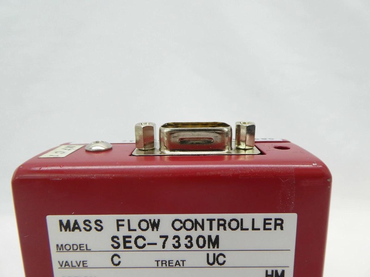 Used STEC SEC-7330M MFC Mass Flow Controller SEC-7330 500 CCM Ar Working Spare