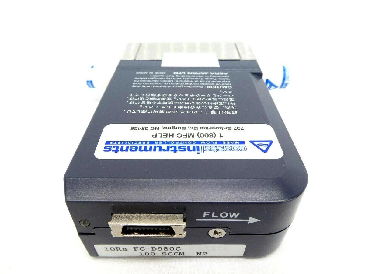 Refurbished Aera FC-D980C Mass Flow Controller MFC 100 SCCM N2 Refurbished Surplus