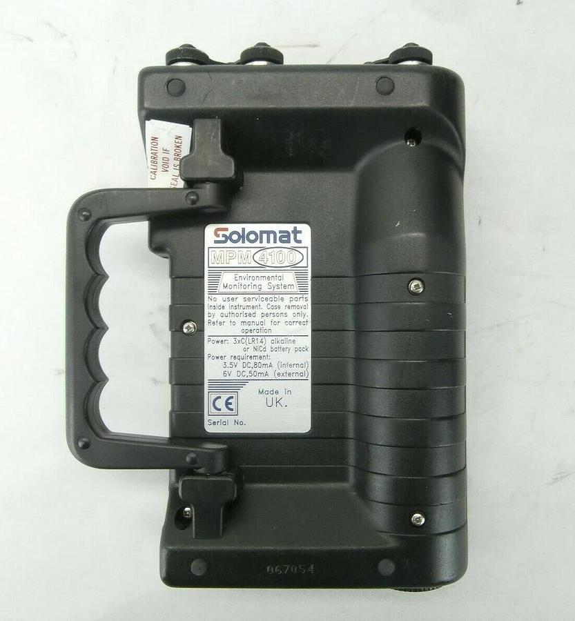 Used Solomat MPM 4100 Environmental Monitoring System Set of 2 w/Probes P327E 355RHB