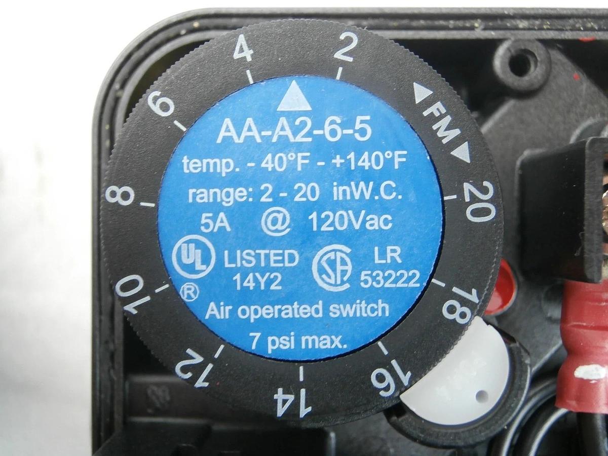 Used Edwards TPU Differential Pressure Switch Assembly Dungs AA-A2-6-5 Lot of 4 Used