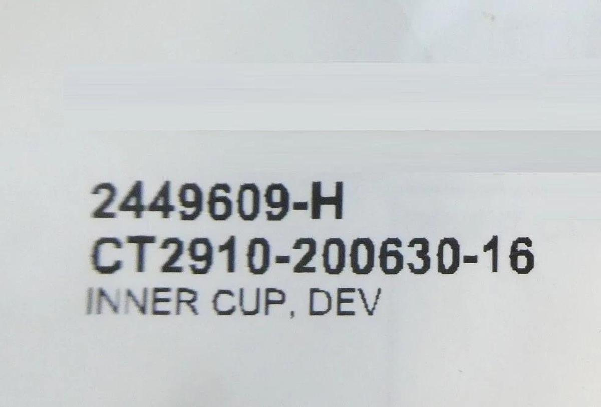 Used TEL Tokyo Electron CT2910-200630-16 DEV Inner Cup Working Surplus