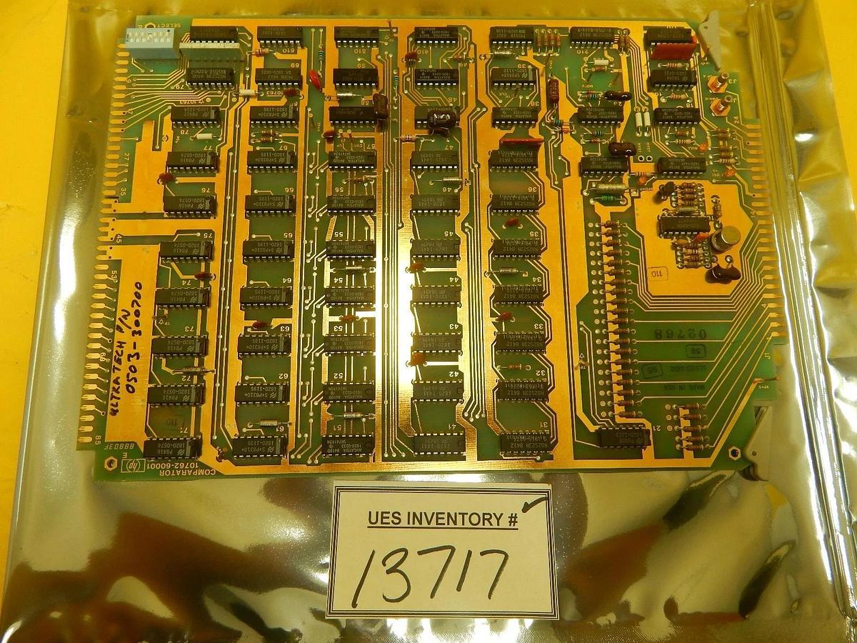 Used HP Hewlett-Packard 10762-60001 Comparator PCB Card Ultratech 0503-300700 Used