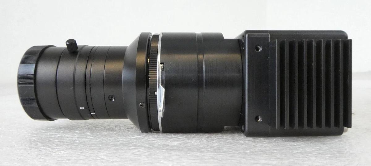 Used Teledyne DALSA S2-12-02K40 Monochrome Inspection Camera Nikon 52mm Lens Working