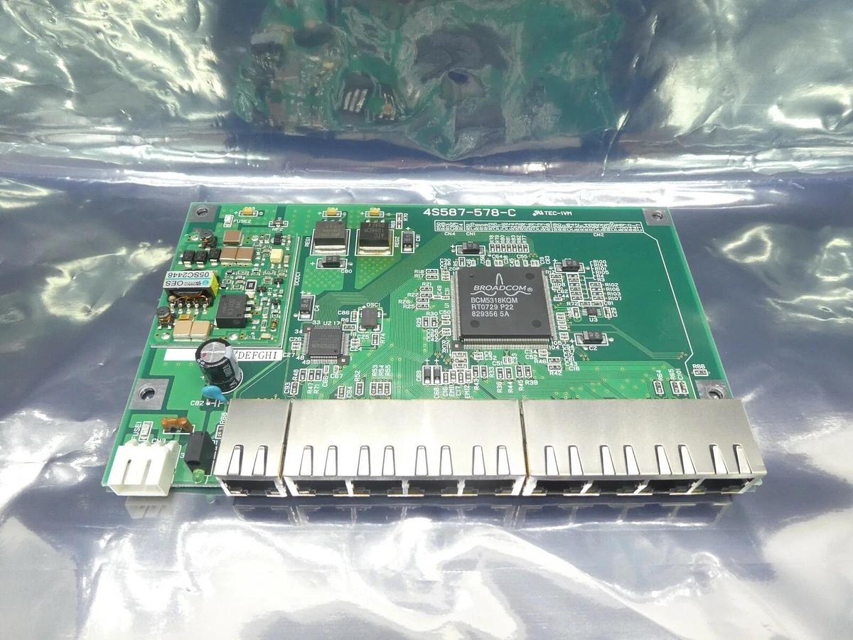Used Nikon 4S587-578-C 9-Port Network PCB NSR FX-601F FPD Lithography System Working