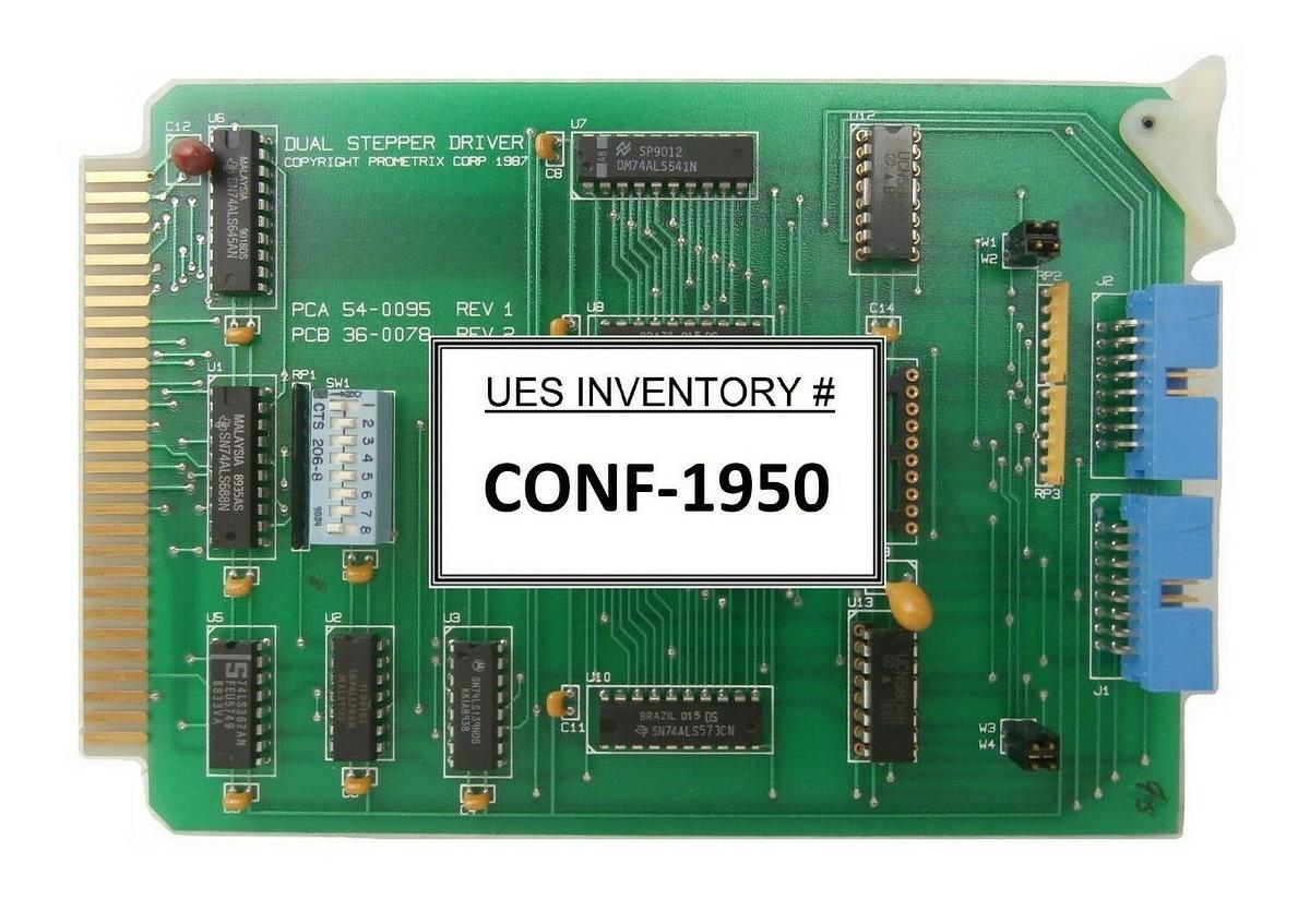 Used Prometrix 54-0095 Dual Stepper Driver PCB Card 36-0078 Rev. 1 Working Surplus