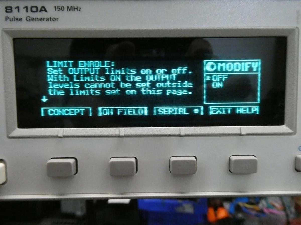 Used Agilent Technologies 8110A 150 MHz Pulse Generator w/Option UN2 Working Surplus