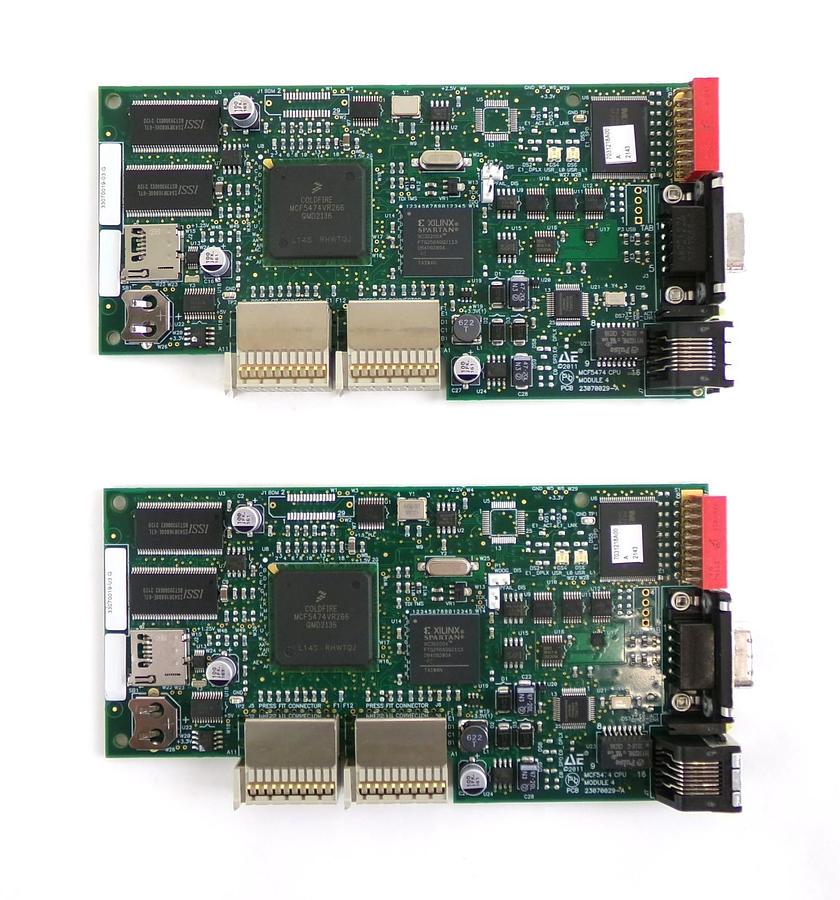 Used AE Advanced Energy 33070019-03 MCF5474 CPU Module 4 PCB 23070029-A Lot of 2