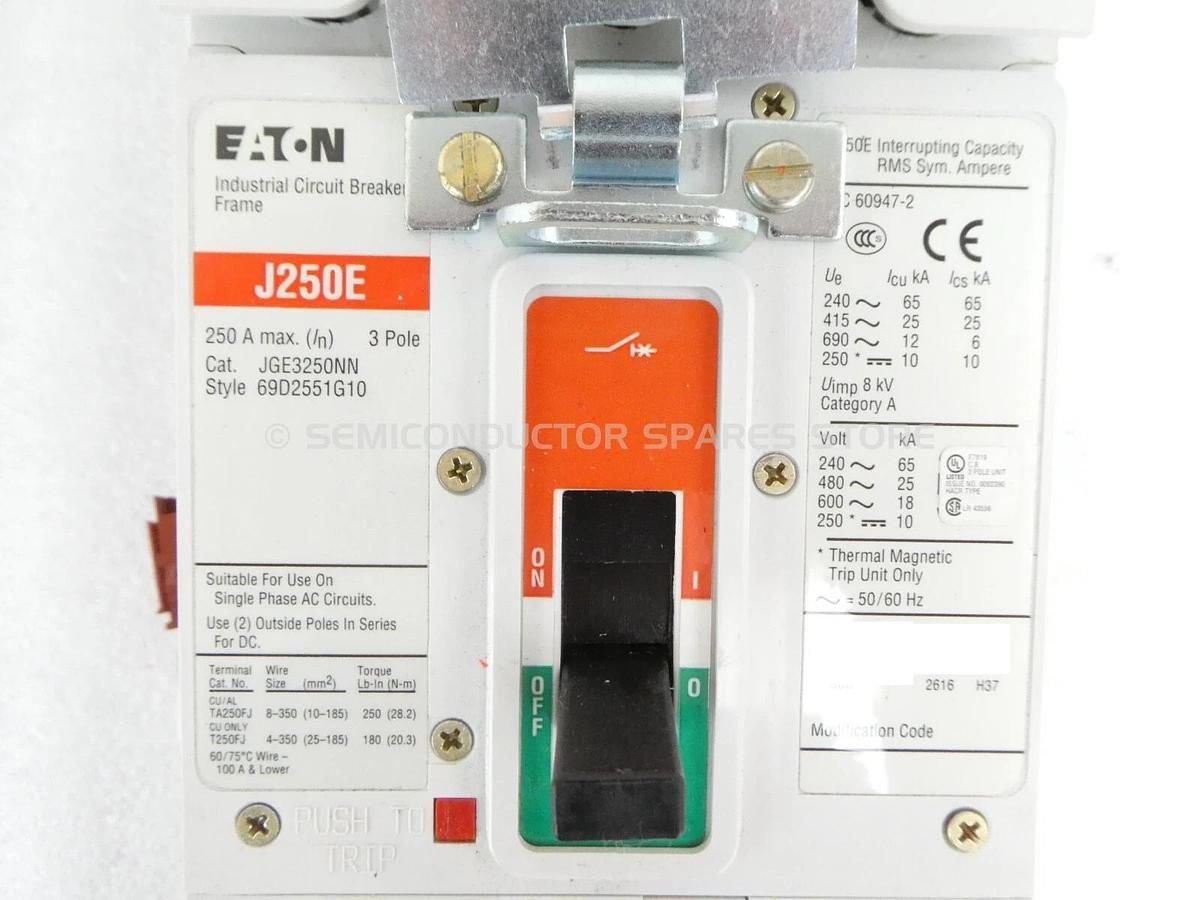 Used AB Allen-Bradley JGE325032G Circuit Breaker J250E ELJBN3250W AMAT Working Spare