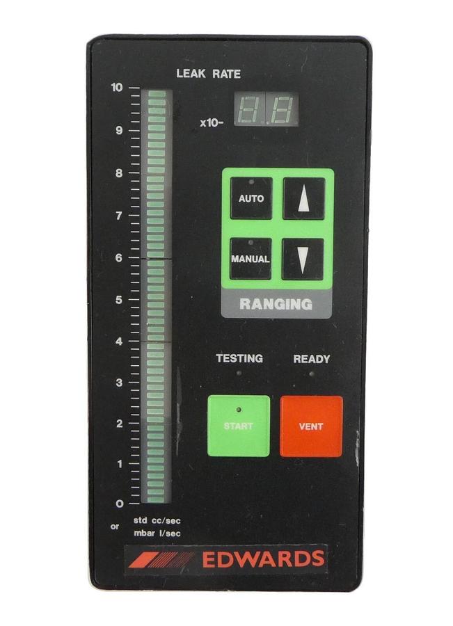 Used Edwards D155-01-510 Hand Held Remote Spectron 600 Leak Detector Working Surplus