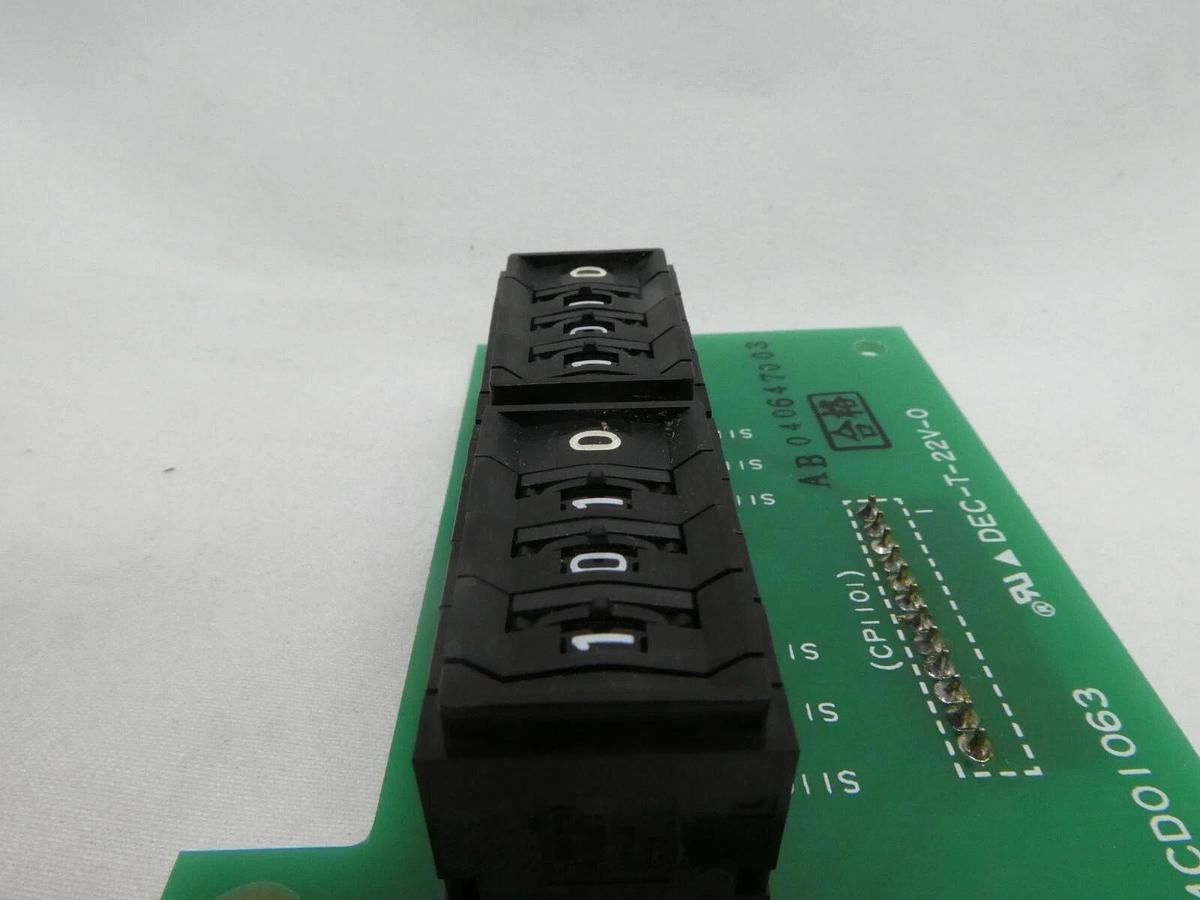 Used Hitachi Kokusai Denki 4CD01063 Mechanical Dial Counter PCB Mikro Sonic Working