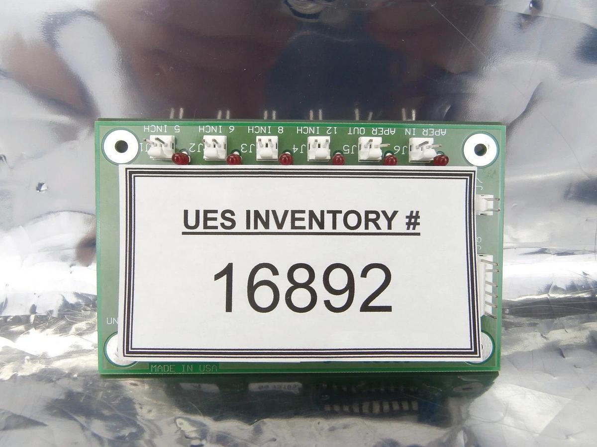 Used Ultratech Stepper 03-15-07175 Chuck Vacuum Auto Aperture Board PCB 4700 Used
