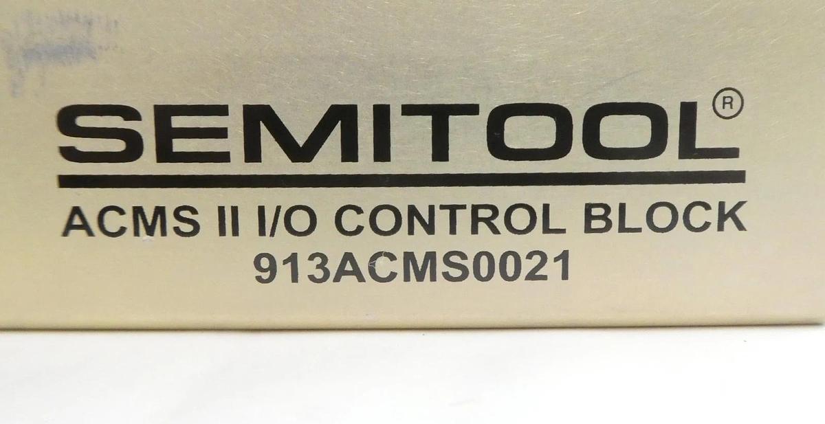 Refurbished Semitool 913ACMS0021-501R ACMS II I/O Control Block Assembly OEM Refurbished