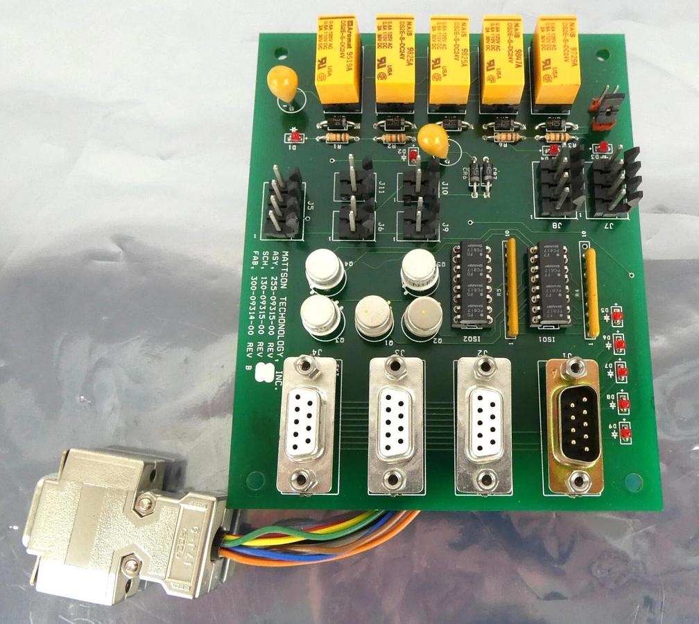 Used Mattson Techonology 255-09315-00 PCB Board Assembly 300-09314-00 Working Surplus