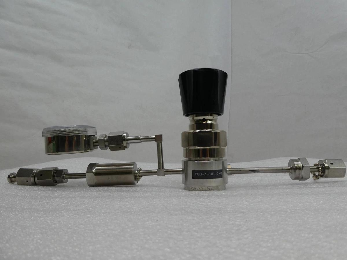 Used Tescom 64-2660KT420-009 Butt Weld Manual Regulator Used Working