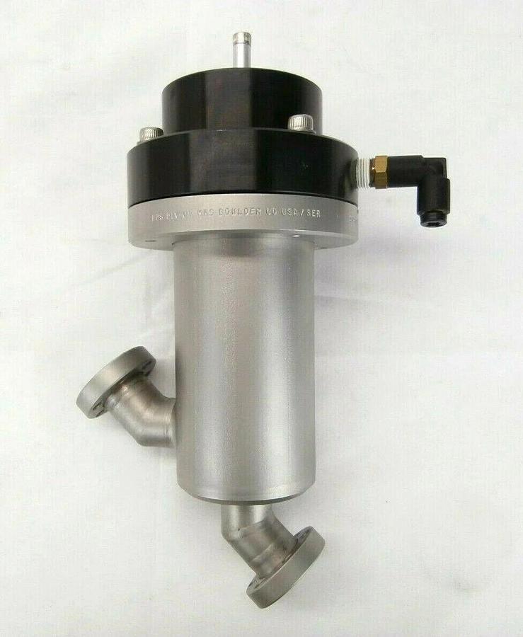 Used MKS DN16CF Pneumatic Angle Vacuum Valve Plasma-Therm SLR 770/770MF HPS Lot of 2