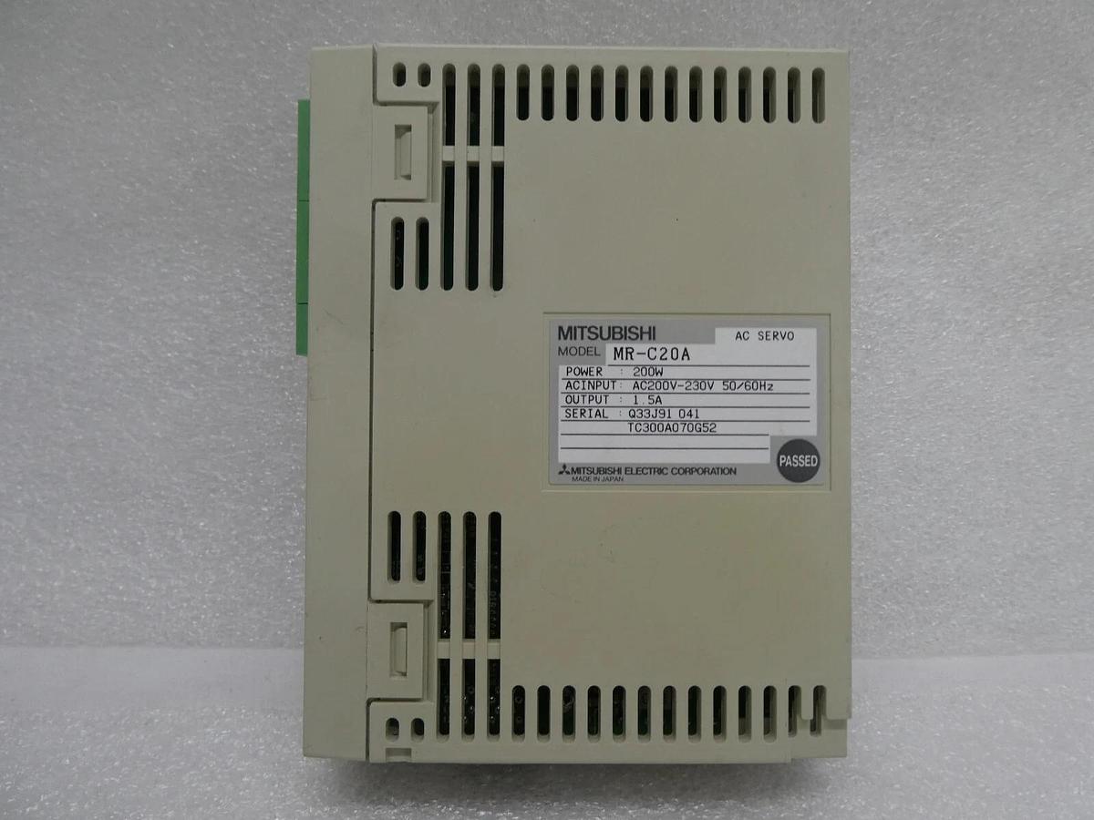 Used Mitsubishi MR-C20A AC Servo Driver MELSERVO Reseller Lot of 5 Working Surplus