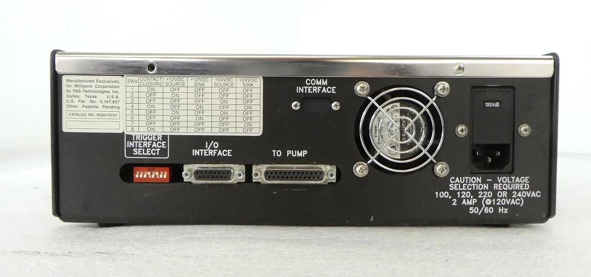 Used Millipore Photo-250 Photoresist Pump System Controller W2501PC01 W2501PH01 Spare