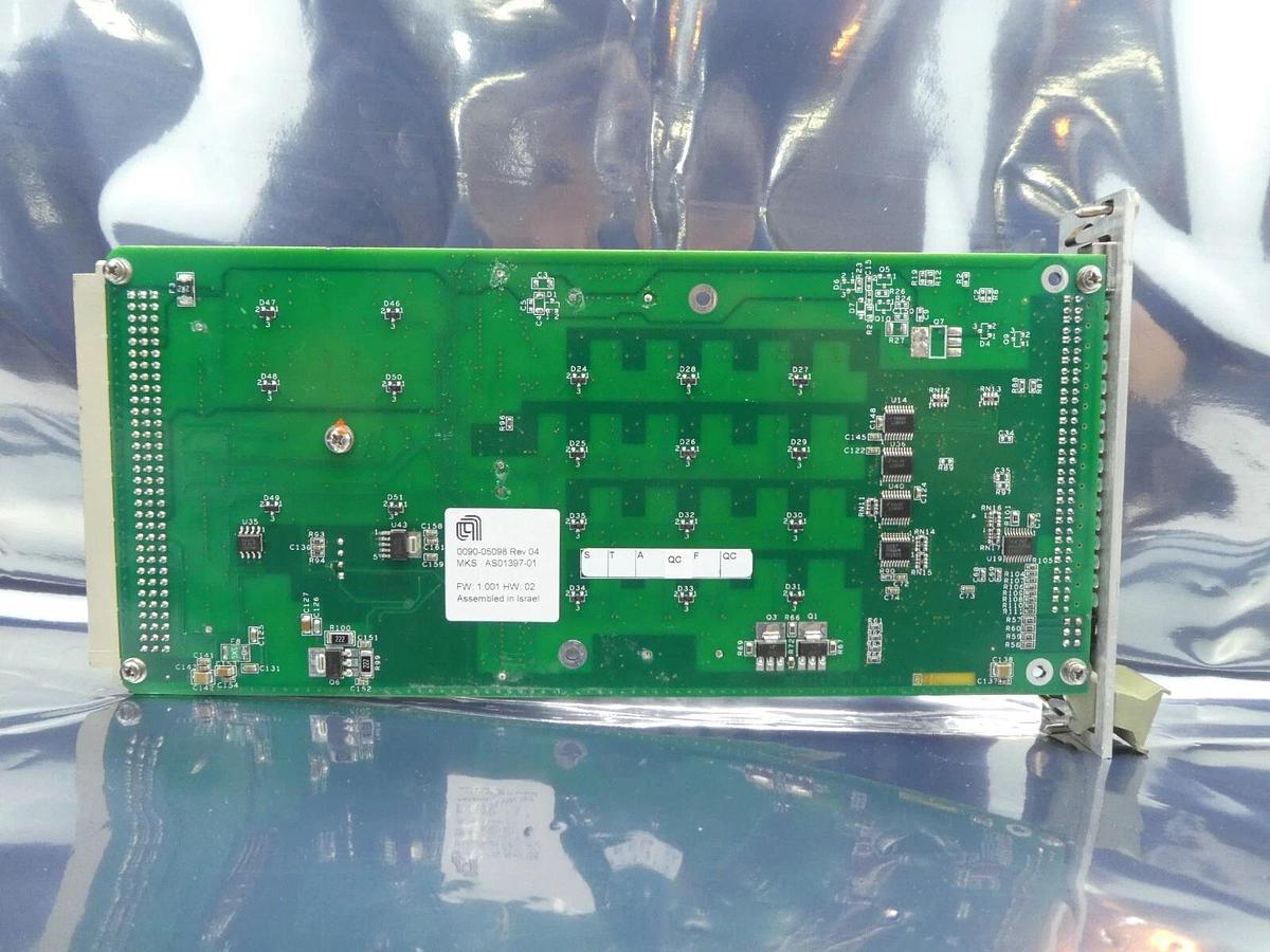 Used MKS Instruments AS01397-01 Sys/Dryer Interlock PCB Card AMAT 0090-05098 Working