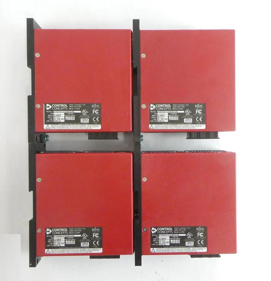 Used Control Concepts uF1HXTA0-32-P1000-E155 SCR Controller Lot of 12 Working