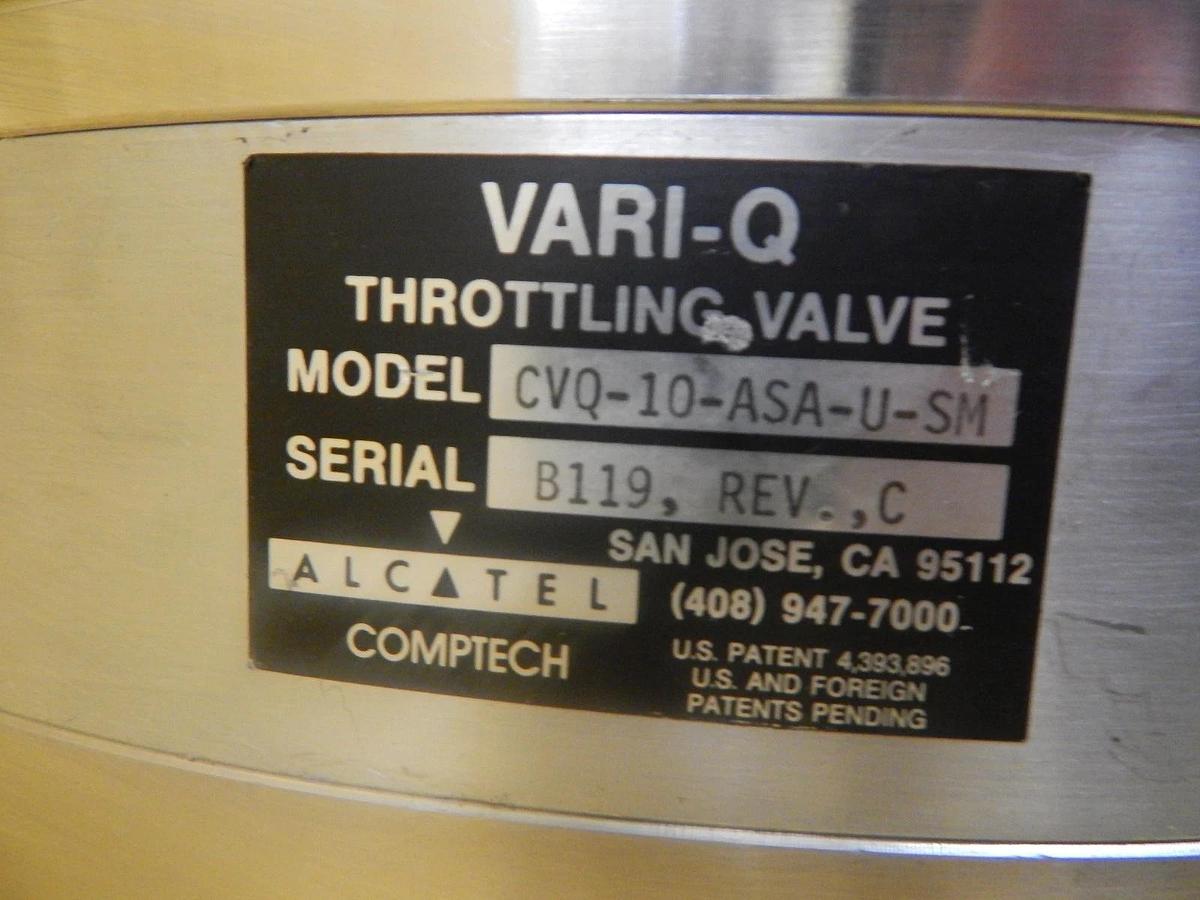 Used Alcatel Comptech CVQ-10-ASA-U-SM VARI-Q Throttling Valve 150-1 Used Working