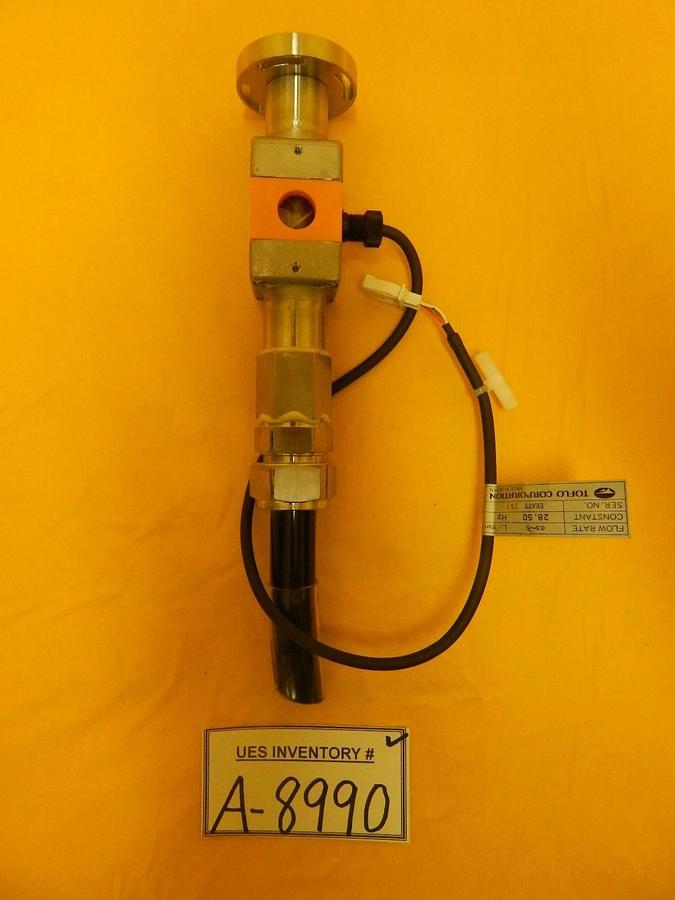 Used Toflow Helical Flow Inline Flow Meter 0.5~5L/min Used Working