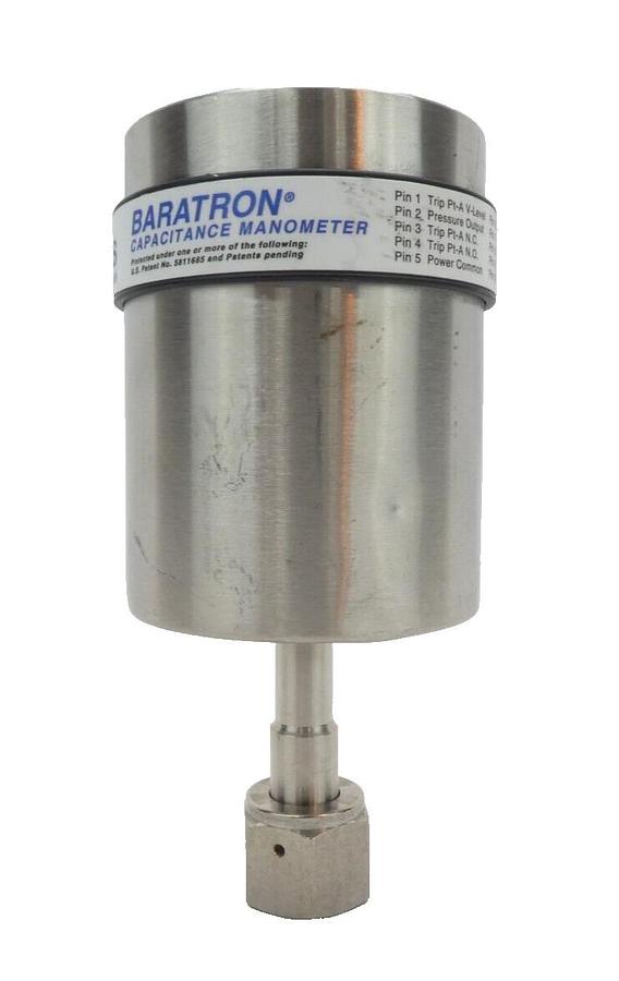 Used MKS Instruments 624F-32747 Baratron Capacitance Manometer Tested Working