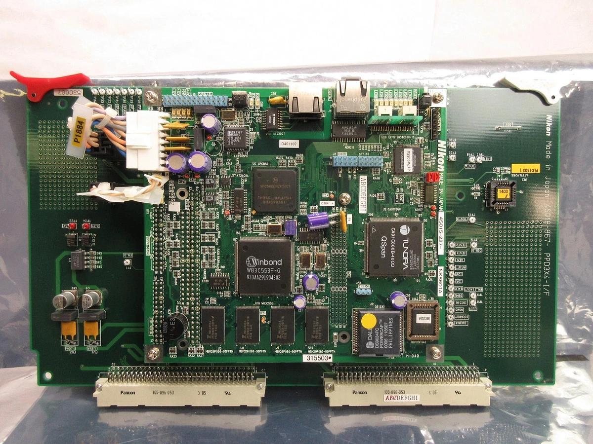 Used Nikon 4S018-867 Processor Control PCB Card PPD3X4-I/F 4S015-227 NSR System Used