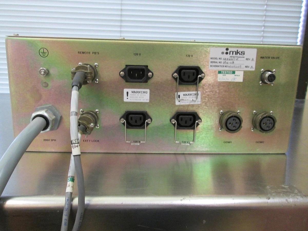 Used MKS Instruments SA86527-R Power Distribution 208 3 Ph IN / 120V Out