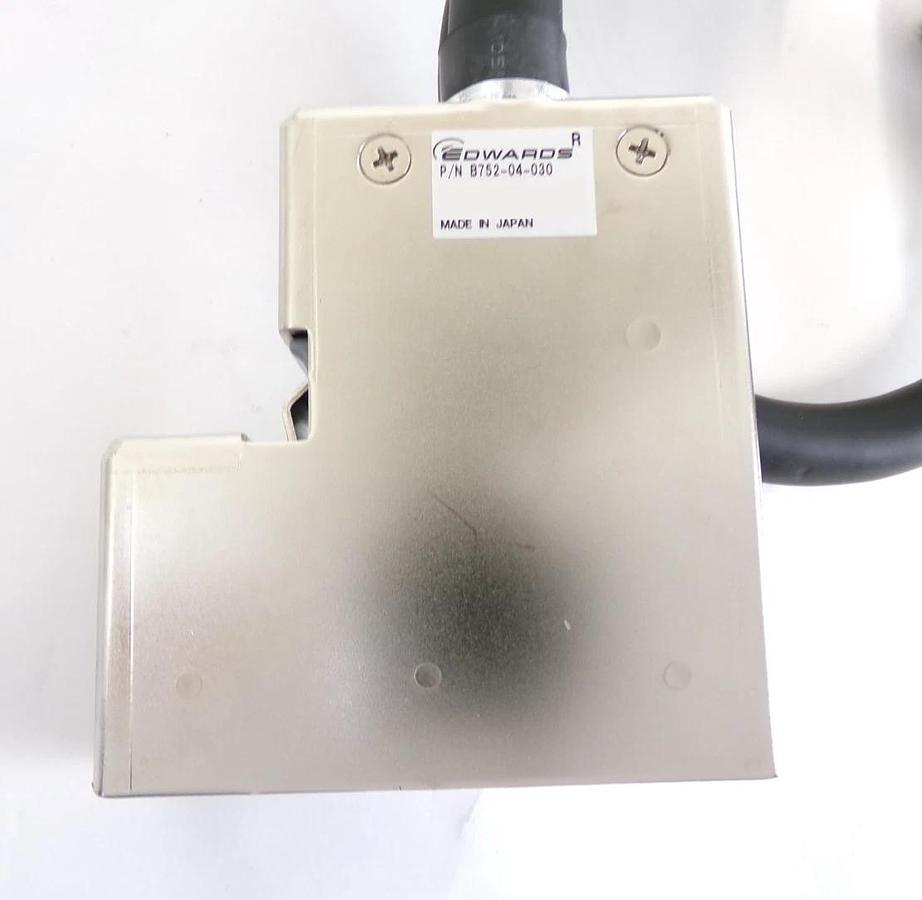 Used STP Edwards B752-04-030 Turbomolecular Pump Control Cable 1M Lot of 2 Working