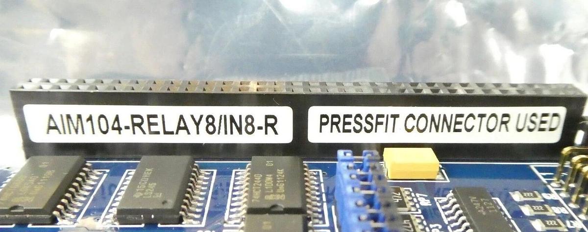 Used Arcom AIM104-RELAY 8/IN8-R Interface PCB 1147 Air Products E186014 Working Spare