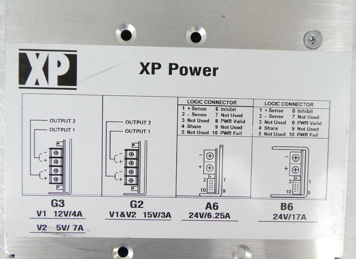 Used XP Power F6B6A6G2G3 DC Power Supply XPiQ 10004017 200015-01 AMAT Working Surplus