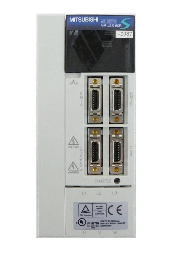 Used Mitsubishi MR-J2S-60B-S087 AC Servo Driver MELSERVO Working Surplus