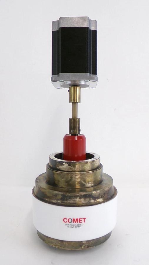 Used Comet CVMX Vacuum Variable Capacitor RF CVMX-500AC CVMX-250AC Lot of 2 Working
