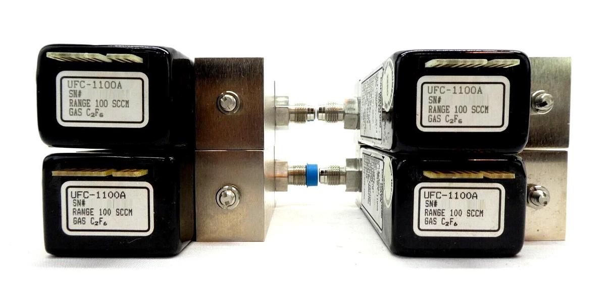 Used UNIT Instruments UFC-1100A Mass Flow Controller MFC C2F6 O2 Ar Lot of 22 Working