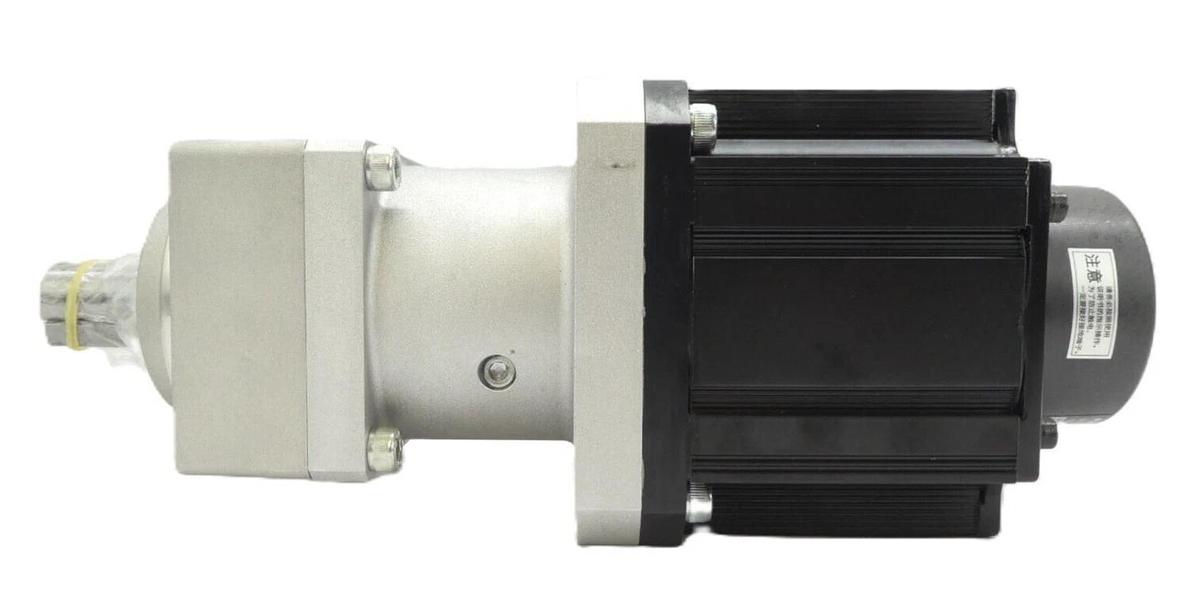 Used Panasonic MHMA052P3C AC Servo Motor w/ Shimpo-Nidec VRSF-PB-S9D-500-TTL Gear Box