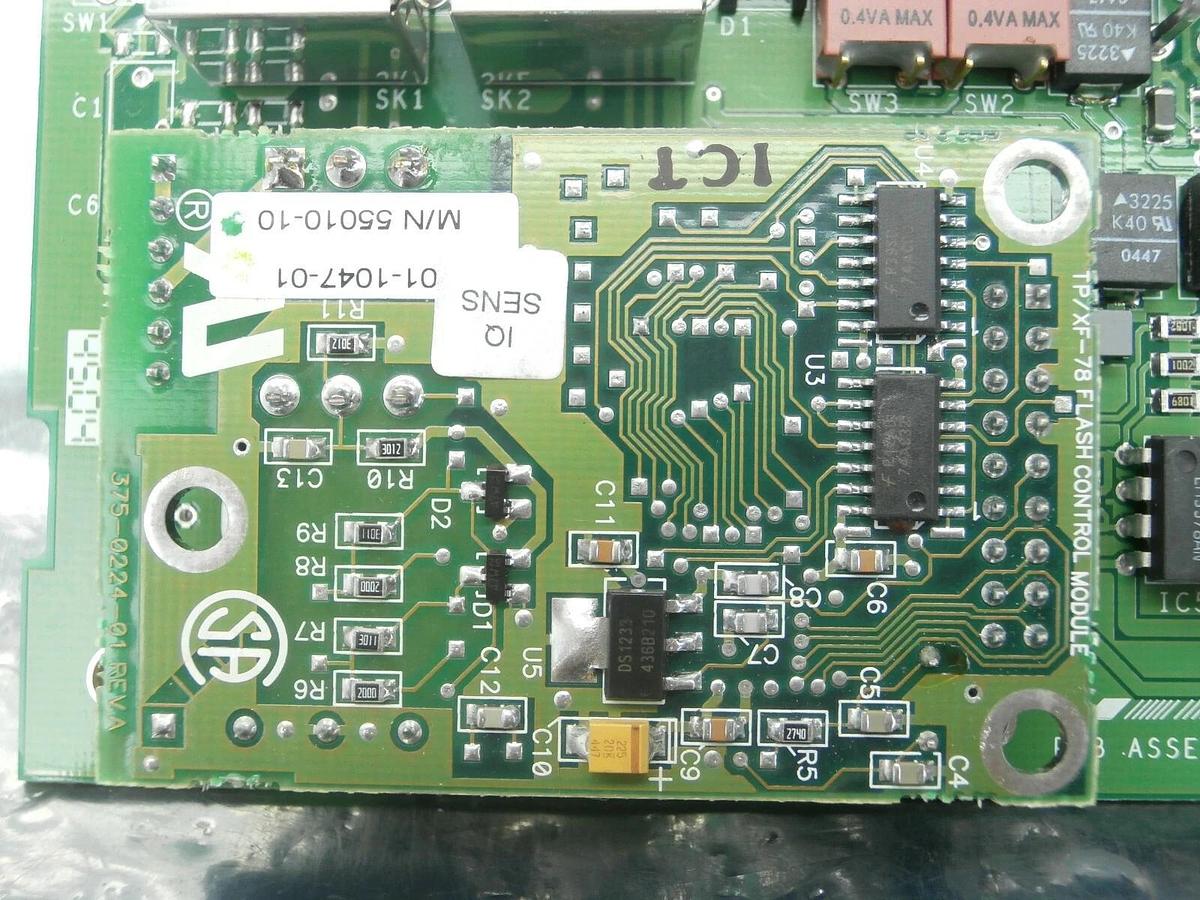 Used Edwards D37208202 Flash Module PCB iQDP Series 801-1047-01 Used Working