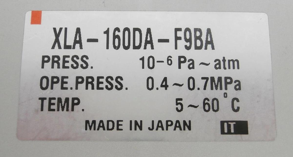 Used SMC XLA-160DA-F9BA High Vacuum Valve Bellows and Upper Body Working Surplus