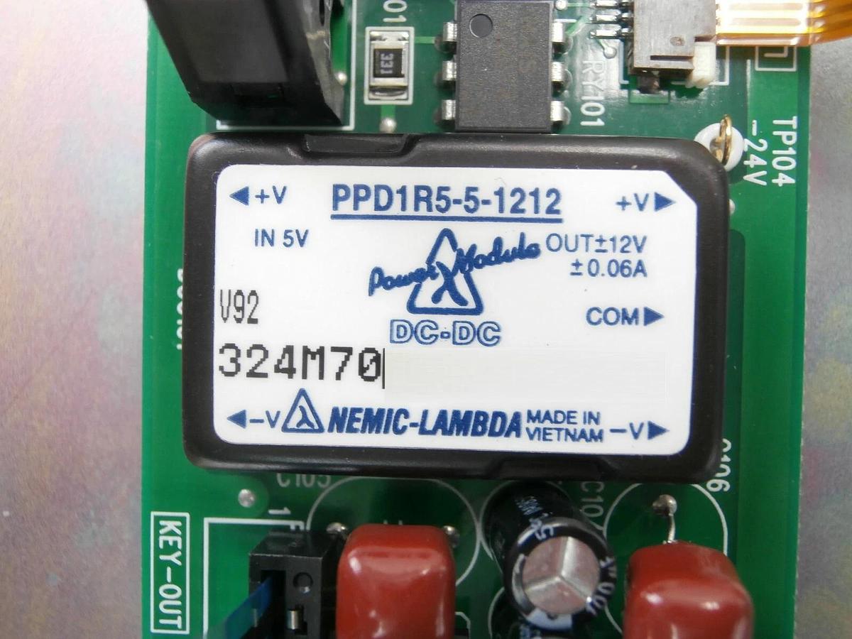 Used Hiranuma Sangyo D850536 Operator Interface Keypad LCD Panel PCB Assembly AS-200