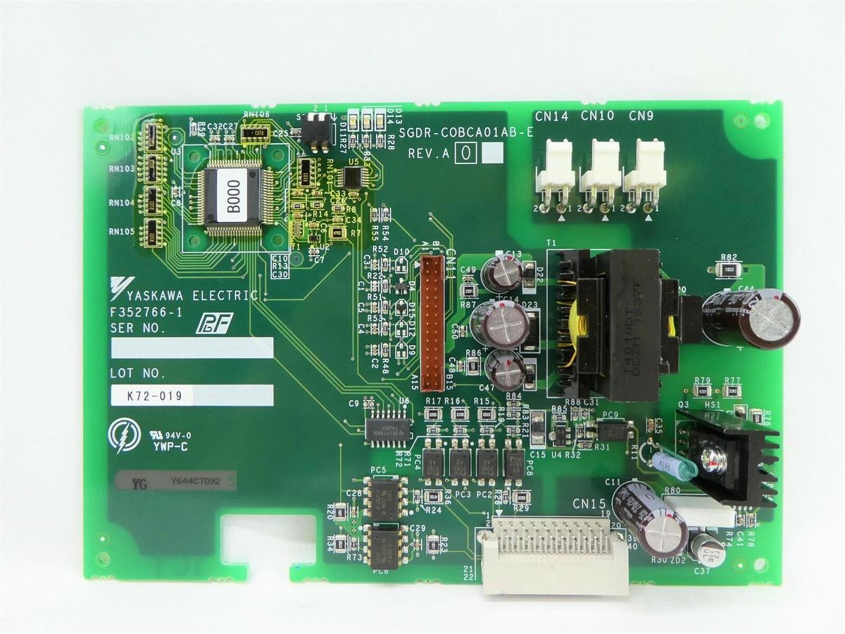 Used Yaskawa Electric SGDR-COBCA01AB-E Robot Board PCB F352766-1 Nikon NSR Working