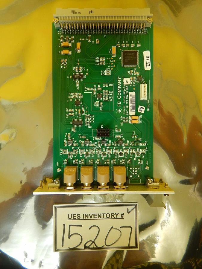 Used FEI Company 150-002720 Current Sense Amplifier PCB Card CLM-3D Used Working